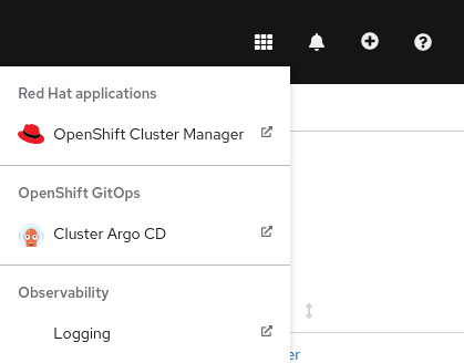 Argo CD link in OpenShift&rsquo;s web console